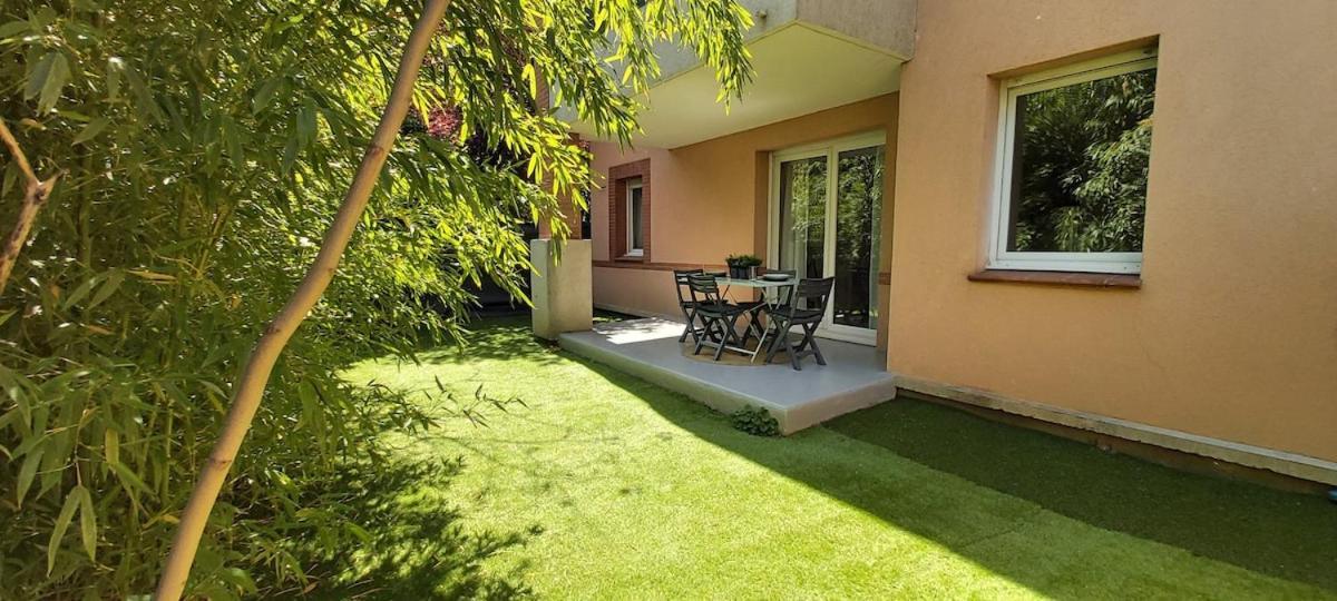 툴루즈 Les Capitouls - Avec Entree Autonome, Clim Neuve, Jardin, Parking Prive & Sa Piscine ! - 아파트 외부 사진